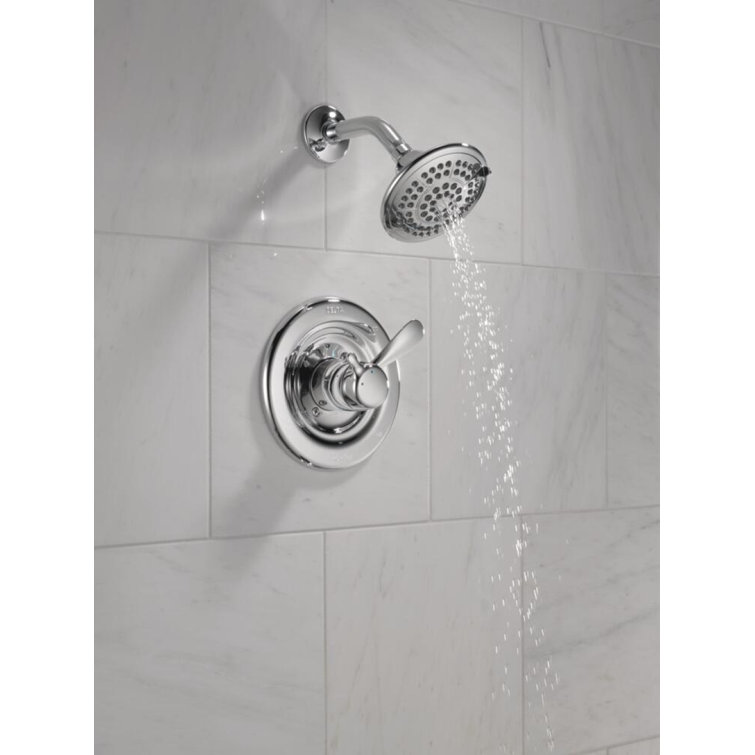 T17230 Delta Classic Volume Control Shower Faucet with Lever Handle and